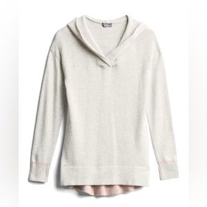 Market & spruce hooded cotton blend pullover